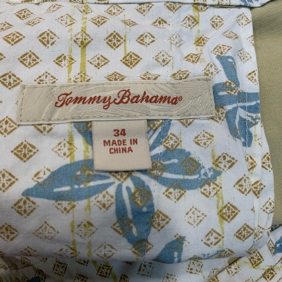 Tommy Bahama Chino shorts Khaki Slashed Pocket Casual Size 34 - Picture 6 of 8